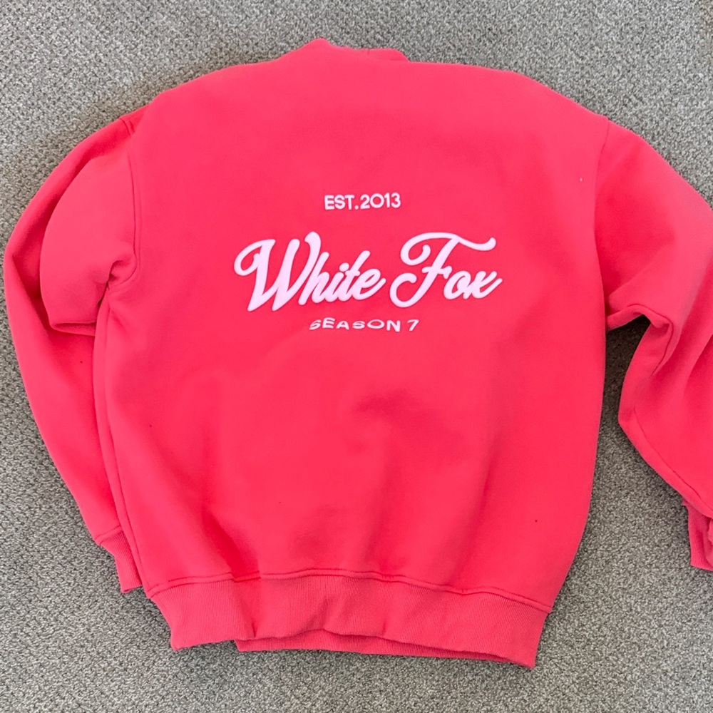 White Fox Boutique Pink Hoodie - Picture 2 of 2